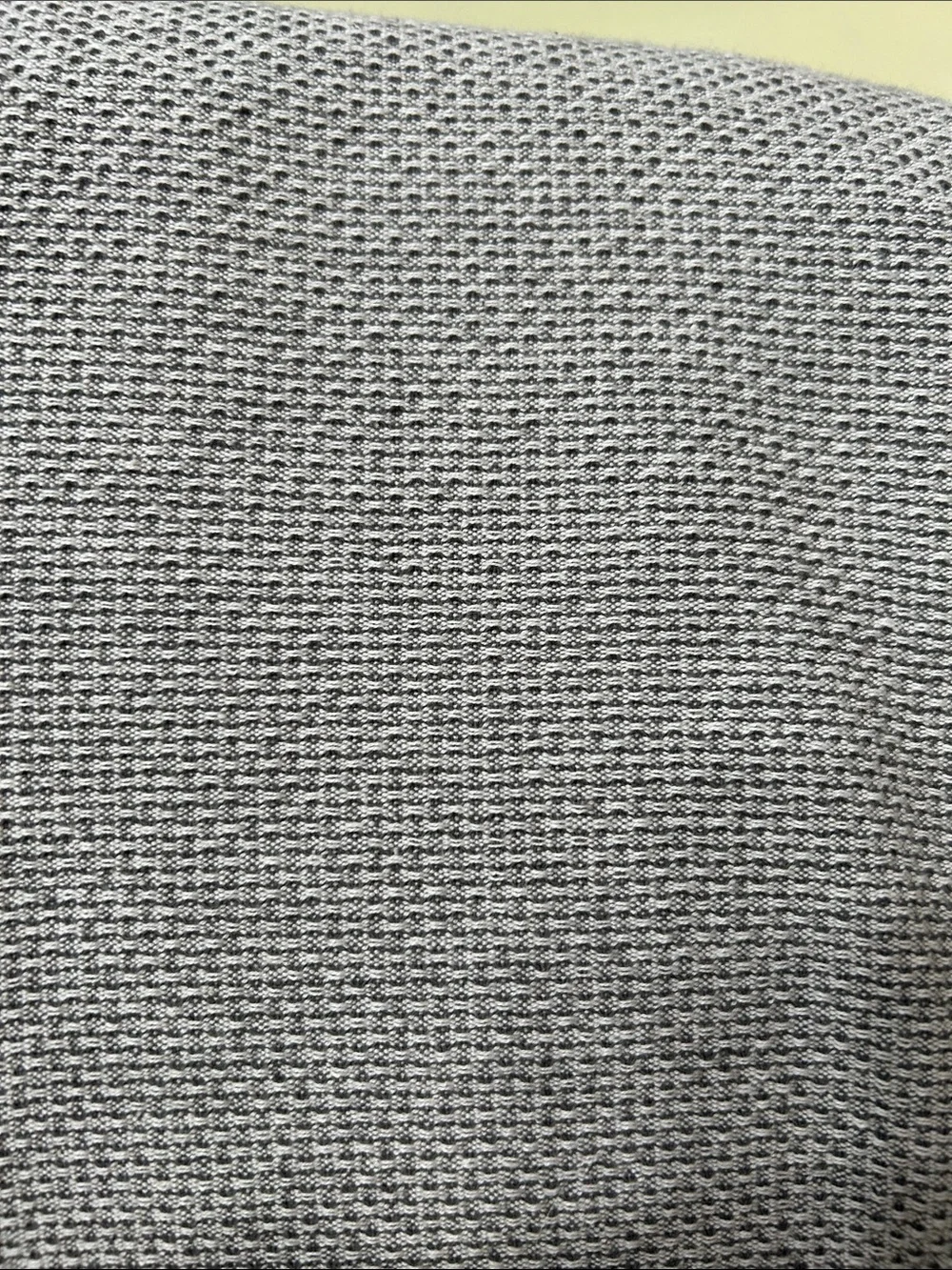 Grayish Blue Striped Fabric Shower Curtin with Fringe